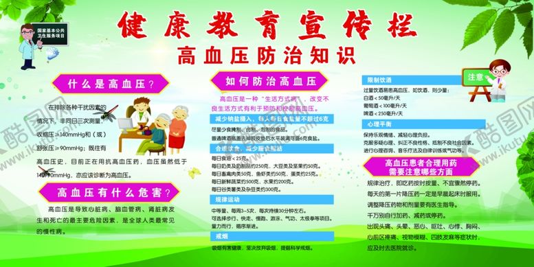 编号：51492807070417277870【酷图网】源文件下载-健康教育宣传栏