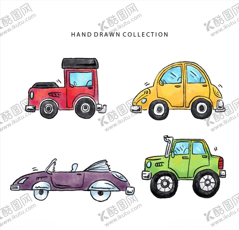 编号：80936507140606196658【酷图网】源文件下载-水彩汽车
