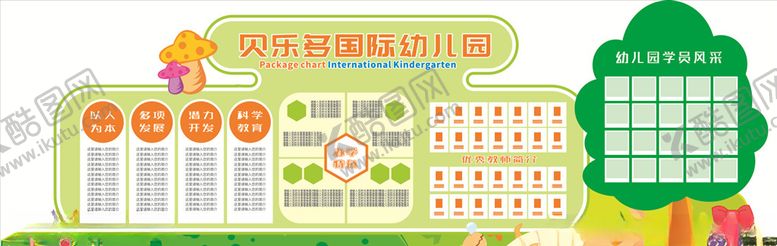 编号：17854906240128558548【酷图网】源文件下载-校园幼儿园文化墙