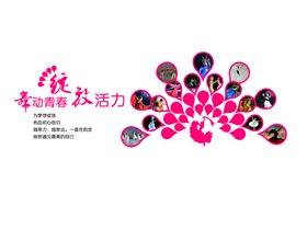 舞蹈背景墙舞蹈功能室文化