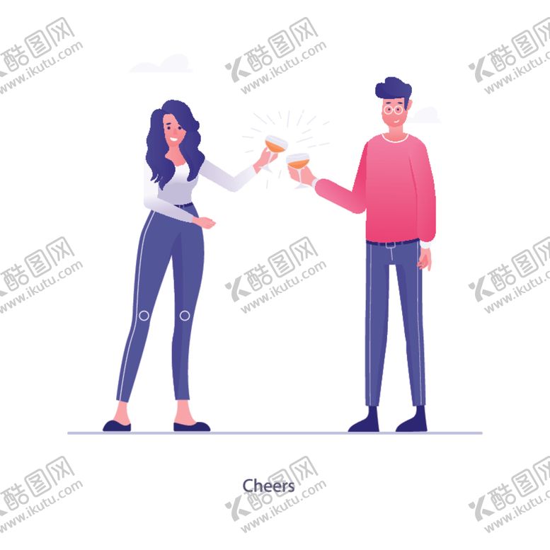 编号：38192909211847493775【酷图网】源文件下载-人物插画