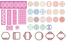 多样精美窗格图案集合