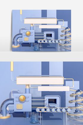 C4D装饰元素模型