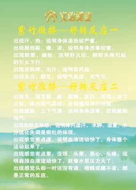  好转反应  展架面