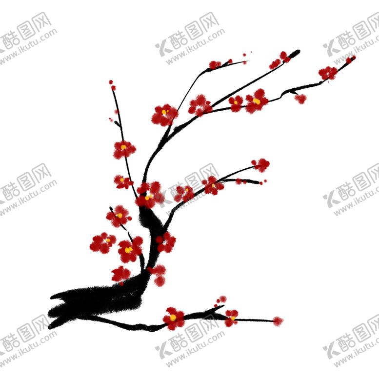 编号：66794209201151522000【酷图网】源文件下载-梅花免扣元素