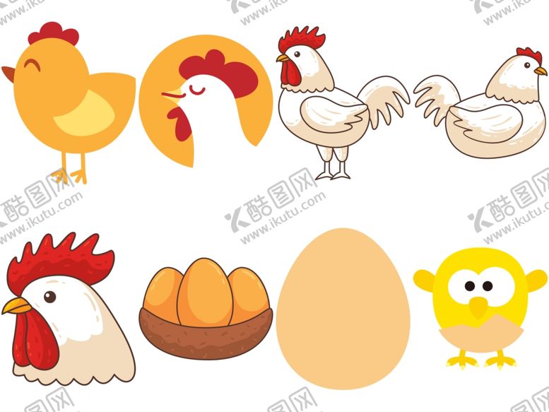 编号：19119306191614031843【酷图网】源文件下载-卡通鸡