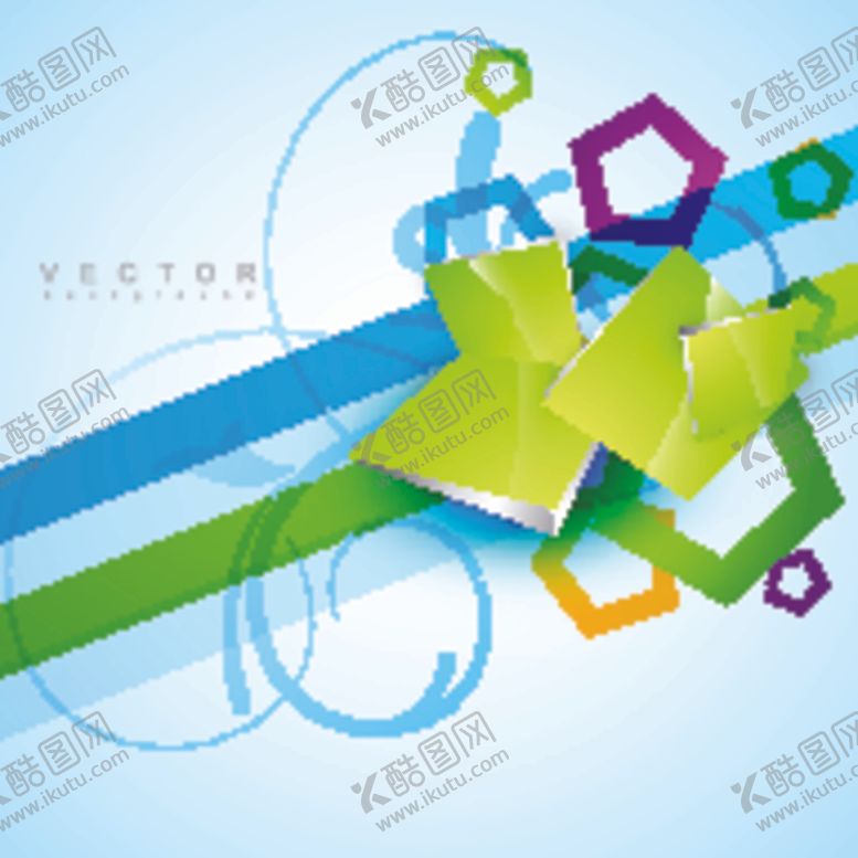 编号：40650806270705021843【酷图网】源文件下载-3d动感几何体梦幻背景