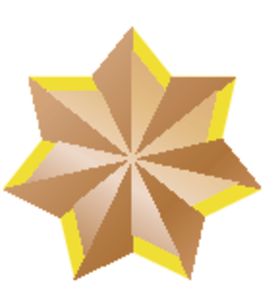 金色五星