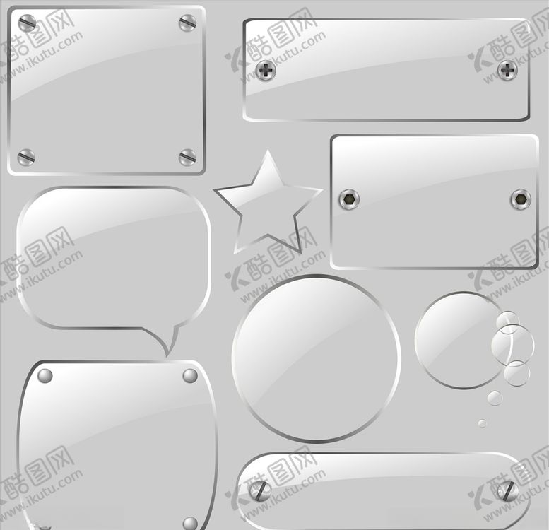 编号：37898611012211447791【酷图网】源文件下载-玻璃元素