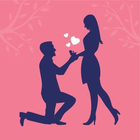 卡通人物求婚