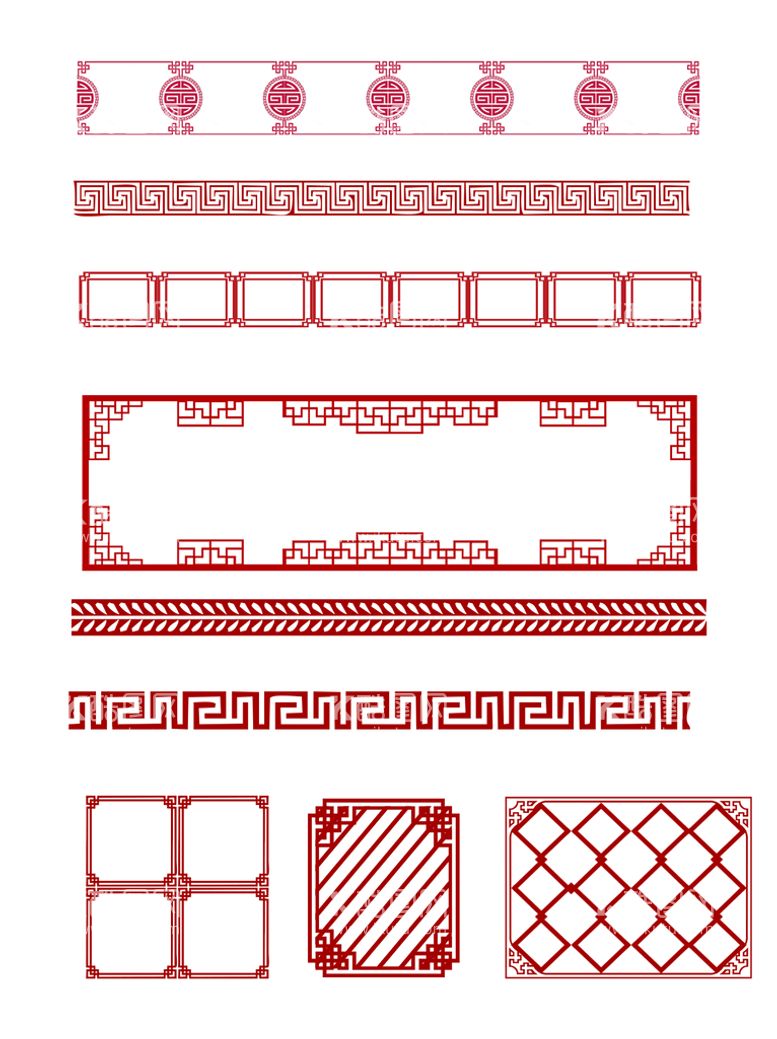 编号：83383810172114464030【酷图网】源文件下载-中式边框