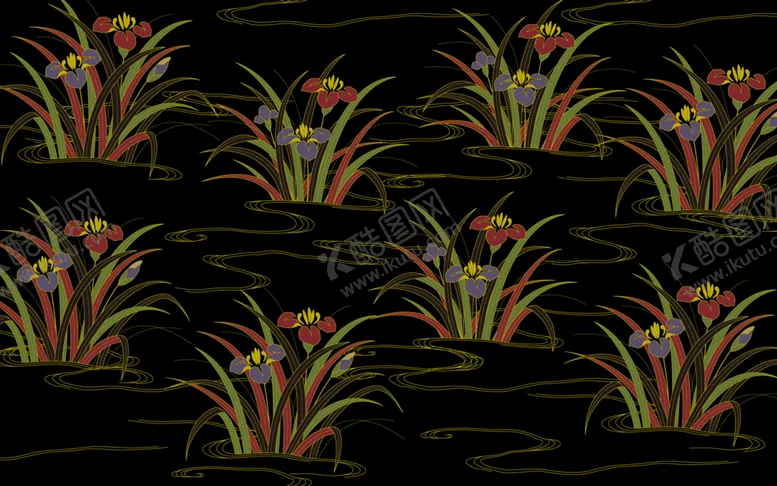 编号：62879209181732582641【酷图网】源文件下载-兰花图案