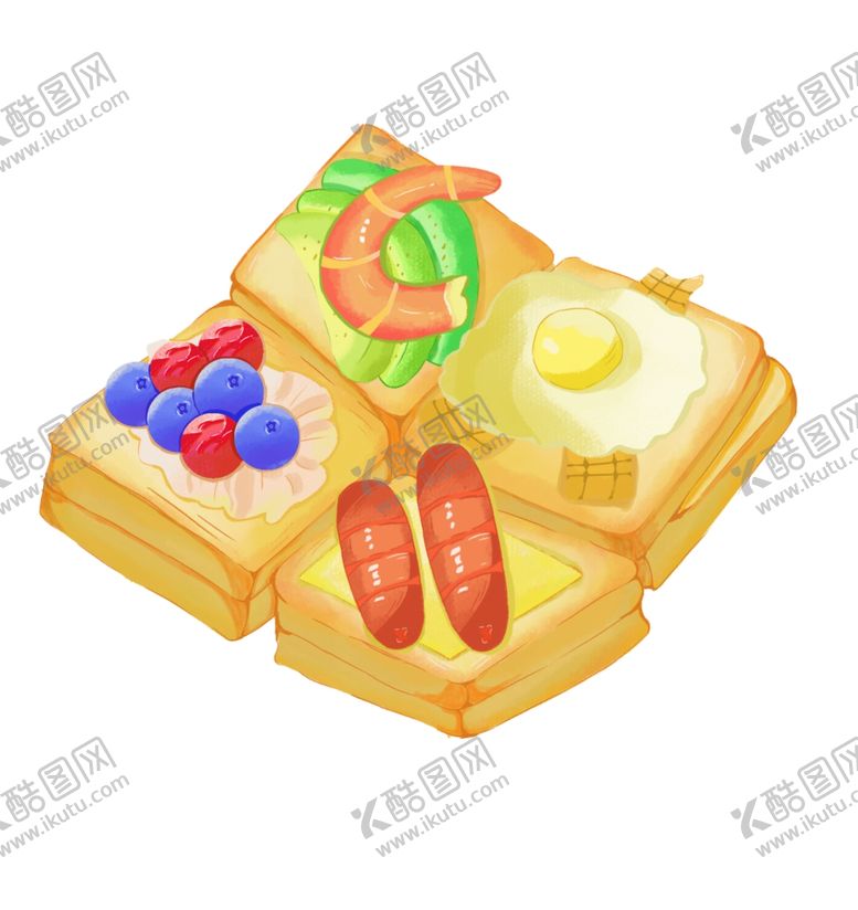 编号：46700303061935375956【酷图网】源文件下载-面包三明治