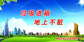 创建文明城卫生城展板