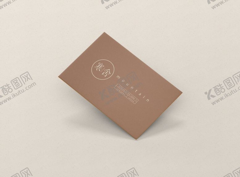 编号：43056601191059079909【酷图网】源文件下载-名片样机