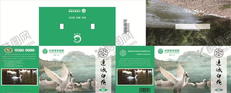 编号：57825810012235009157【酷图网】源文件下载-连城白鸭箱子