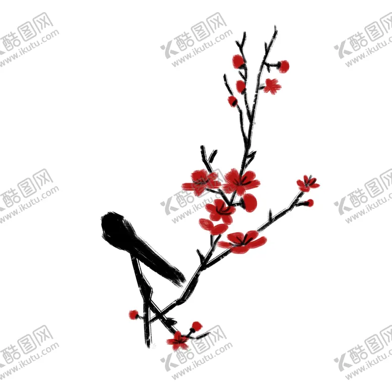 编号：62261706261103051604【酷图网】源文件下载-梅花树枝元素