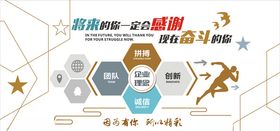 企业精神励志文化墙