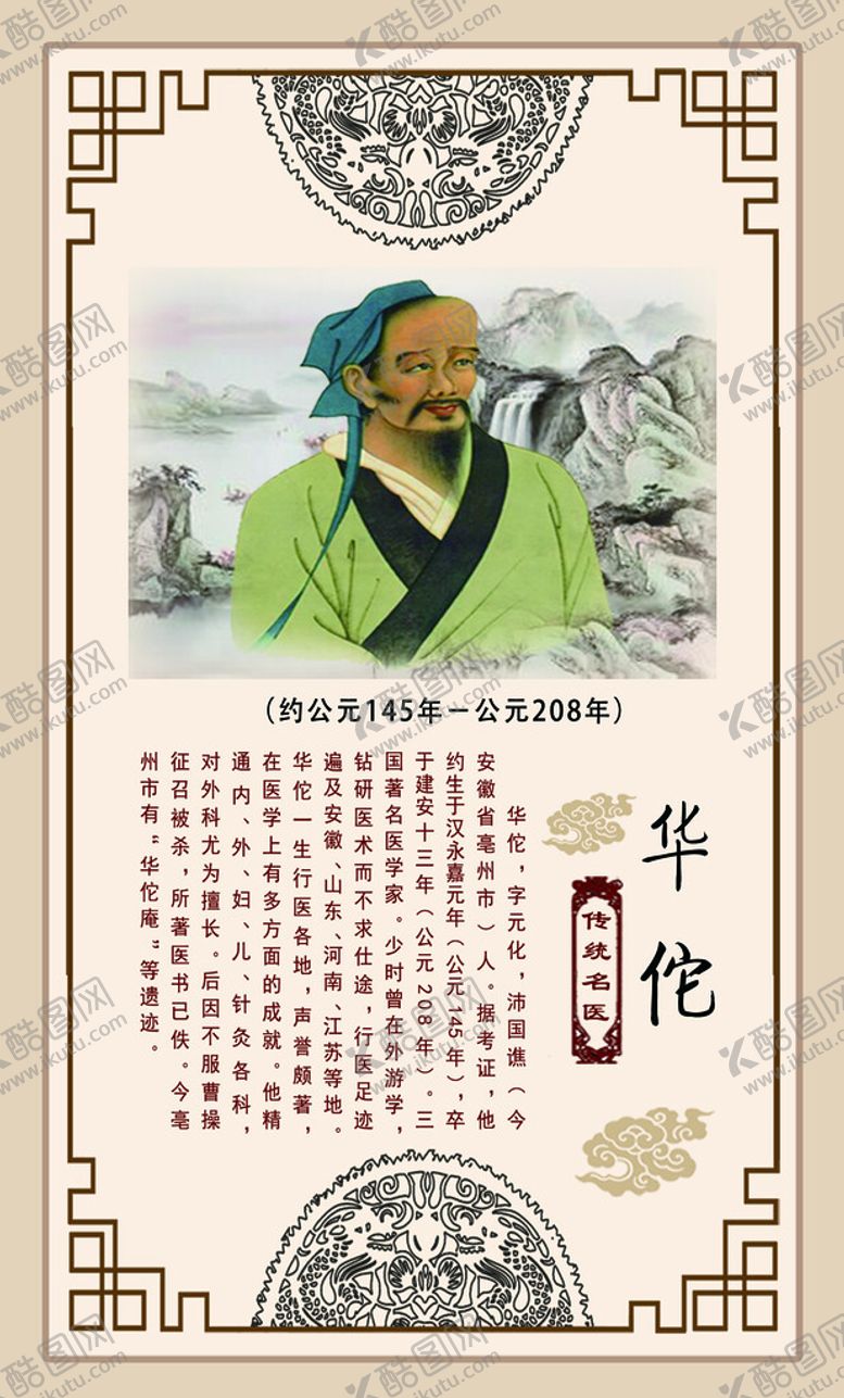 编号：89460309231300305483【酷图网】源文件下载-华佗