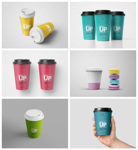 咖啡杯子奶茶杯品牌样机