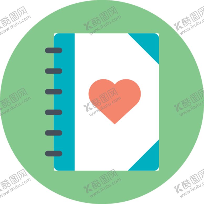 编号：64890910080042038319【酷图网】源文件下载-情人笔记本图标