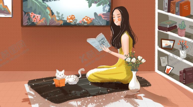编号：55890505190415313651【酷图网】源文件下载-人物少女插画卡通海报素材