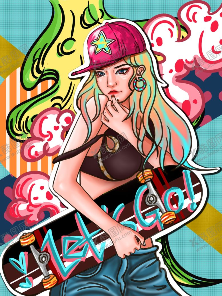 编号：83697905051457515457【酷图网】源文件下载-创意卡通插画图案