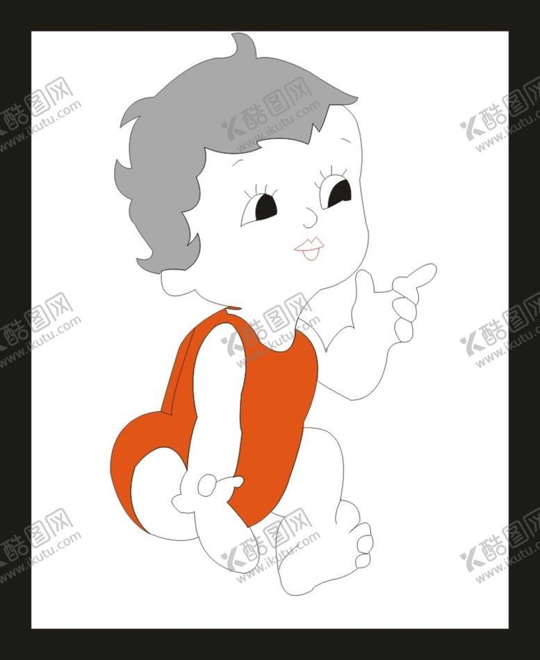 编号：62262502010415233070【酷图网】源文件下载-手绘卡通婴儿