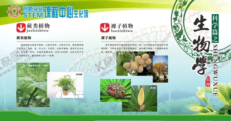 编号：10367510111441536105【酷图网】源文件下载-实验课程中心生化馆灯箱展板设计