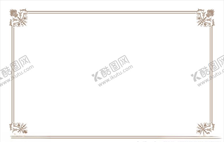 编号：92175509180039424789【酷图网】源文件下载-欧式花纹边框