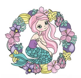 矢量美人鱼