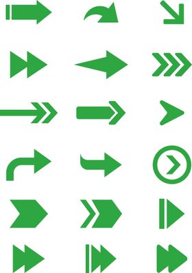 箭头标志logo设计logo图公司logo