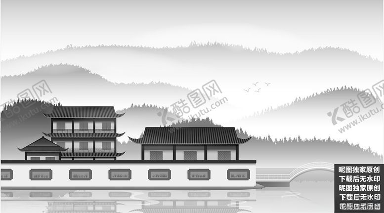 编号：29709405101253061535【酷图网】源文件下载-中式建筑