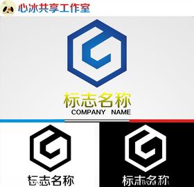 logo设计矢量字母矢量图制作