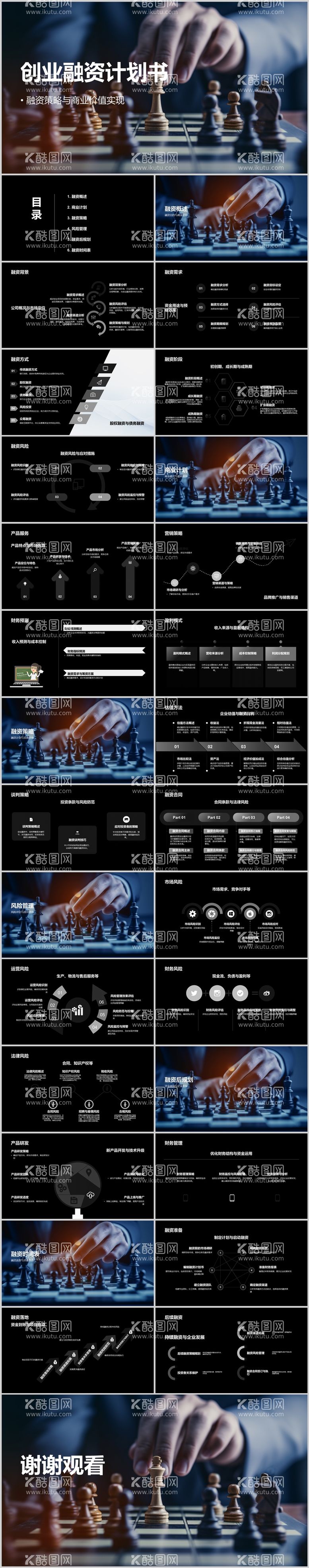 编号：56103511292322567713【酷图网】源文件下载-创业融资计划书PPT