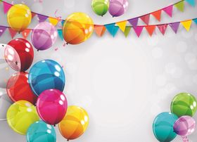 气球彩色装饰生日装饰性
