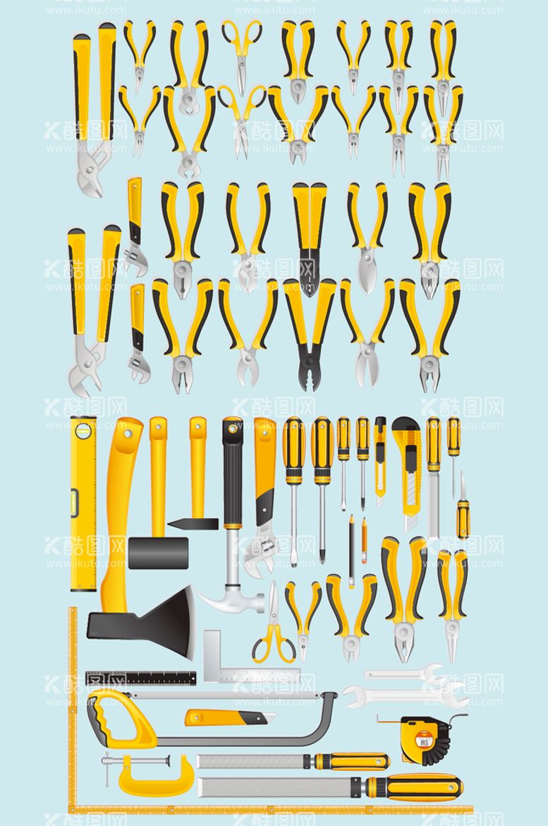 编号：61059710011719436841【酷图网】源文件下载-AI矢量工具家用工具