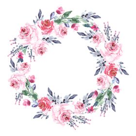 花卉边框