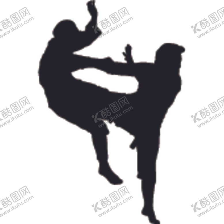 编号：65047005041352266187【酷图网】源文件下载-武术格斗剪影