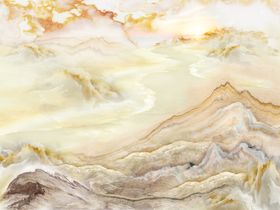 大理石山水背景墙