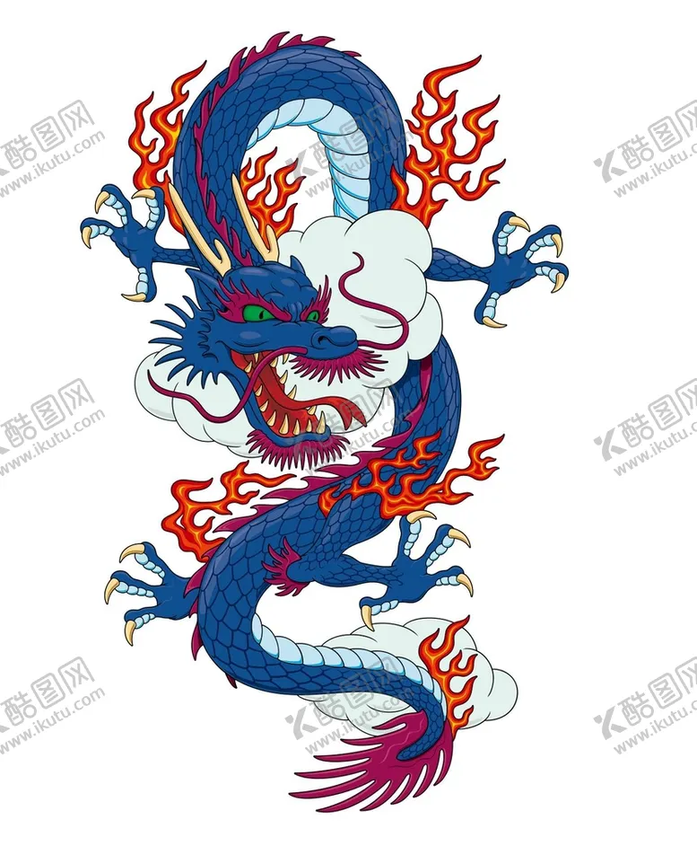 编号：34755610211807475014【酷图网】源文件下载-矢量龙素材