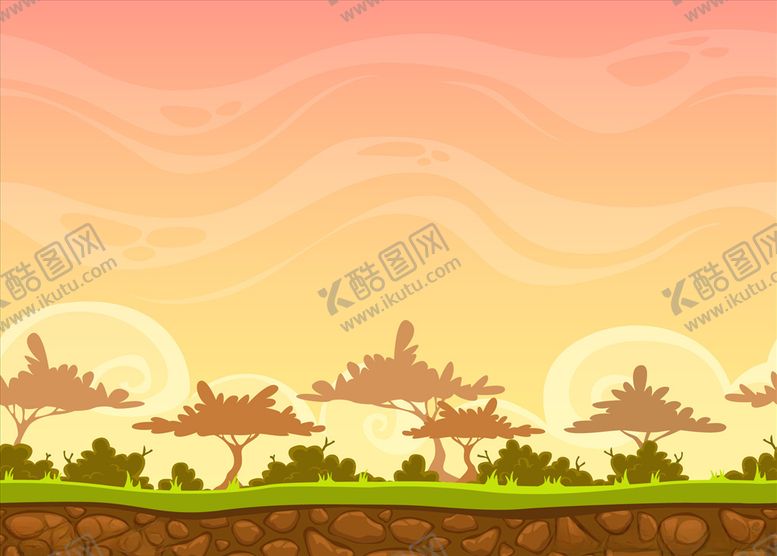 编号：16388309291513154408【酷图网】源文件下载-卡通风景