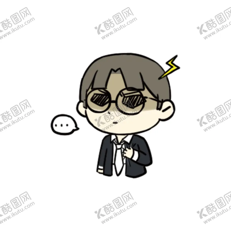 可爱小男孩表情包背景墙广告设计元素