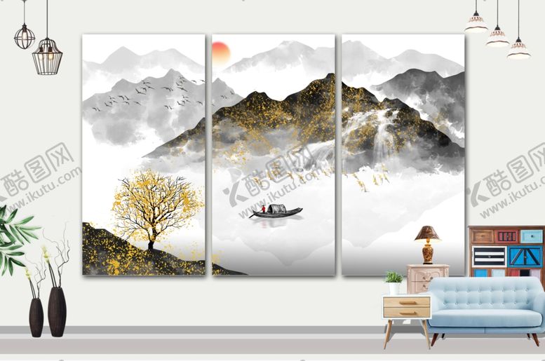 编号：29721909200118096115【酷图网】源文件下载-山水画