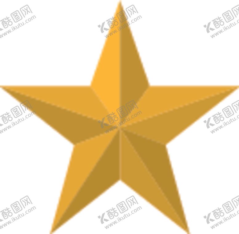 编号：43830310041017359622【酷图网】源文件下载-金色五角星