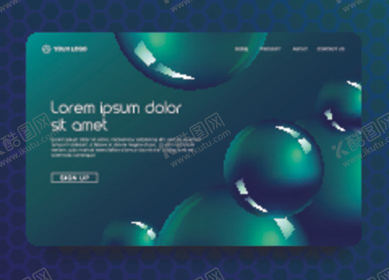 编号：68553109182308213415【酷图网】源文件下载-创意抽象背景卡片