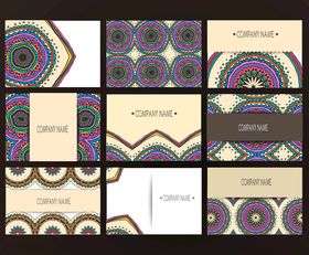 民族风几何图案设计模板