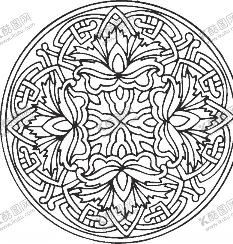 编号：23363809241839405459【酷图网】源文件下载-镂空花图案