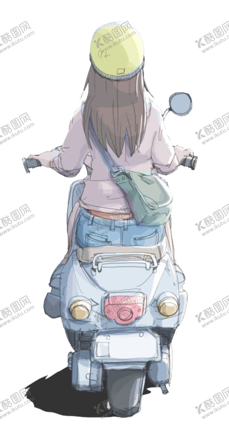 编号：90922306250035369332【酷图网】源文件下载-彩绘人物背影