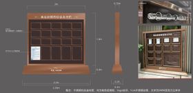 售楼部装饰公示栏
